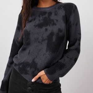 Rails Venus Sweater - Iron Black Tie Dye - Size XS